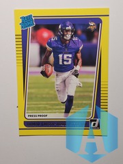 2021 Panini Donruss Rated Press Proof Yellow Ihmir Smith-Marsette #291 Rookie RC
